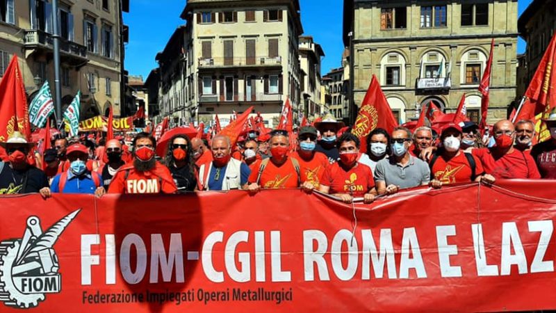 Sullo sciopero dei metalmeccanici a Roma